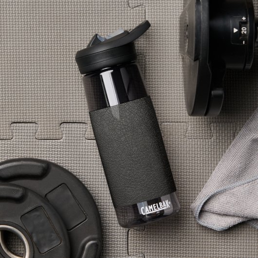 Bouteille D'eau Cuir noir Faux (Enterrement de vie de garçon)