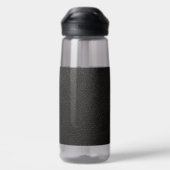 Bouteille D'eau Cuir noir Faux (Arrière)