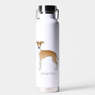 Bouteille D'eau Cuisine Italienne Faune Et Blanc Greyhound Avec No