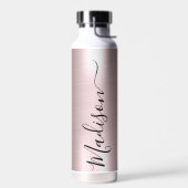 Bouteille D'eau Cuivre Adorable Et Arrière - plan Or (Gauche)