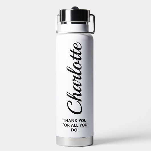 Bouteille D'eau Custom Best Team Ever Personalized Appreciation (Arrière)