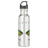 Bouteille D'eau Custom Green Angel Fish Pisces Astrological Sign (Devant)