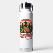 Bouteille D'eau Custom Name Camping (Salle de sport)