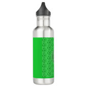 Bouteille D'eau Custom Name Kids Soccer Ball Green (Gauche)
