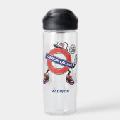 Bouteille D'eau Custom Name London Calling (Arrière)