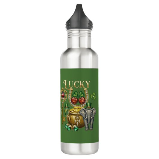 Bouteille D'eau Custom name lucky charms (Gauche)