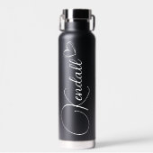 Bouteille D'eau Custom Name with Heart (Avant)