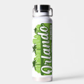Bouteille D'eau Custom Text Orlando Florida (Arrière)