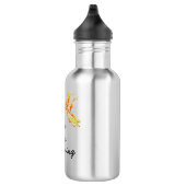 Bouteille d'eau customisée d'art de poisson rouge (Droite)