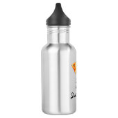 Bouteille d'eau customisée d'art de poisson rouge (Gauche)