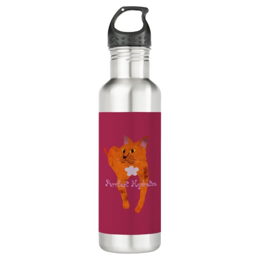 Bouteille D'eau Customizable Fiona the Cat Stainless Steel Bottle (Devant)