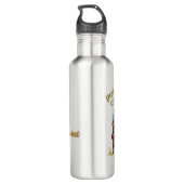 Bouteille D'eau Customizable Professional chillaxer Monkey (Dos)