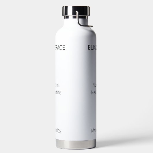 Bouteille D'eau Customized DIY Classic Cute Funny Teacher Reset (Droite)