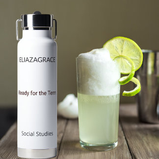 Bouteille D'eau Customized Elegant Cute New Term Teacher Name Gift