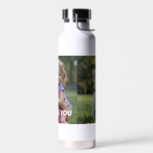 Bouteille D'eau Customized with 2 and text (Gauche)