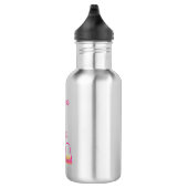 Bouteille D'eau Cute 50th Birthday Hot Pink High Heels Name Gift  (Droite)