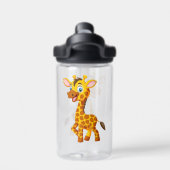 Bouteille D'eau Cute Baby Giraffe Smiling Cartoon-35280 (Salle de sport)