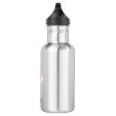 Bouteille D'eau Cute Ballerina Nom personnalisé École (Droite)