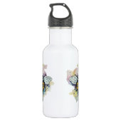 Bouteille D'eau Cute Bee And Rainbow Wash (Dos)