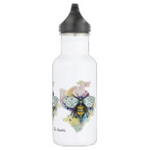 Bouteille D'eau Cute Bee And Rainbow Wash (Droite)
