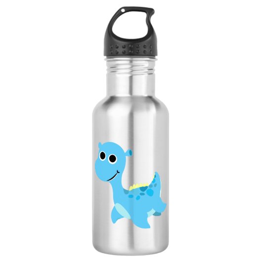 Bouteille D'eau Cute Blue Nessie (Devant)