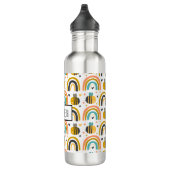 Bouteille D'eau Cute Bumble Bee et Rainbows Motif (Droite)