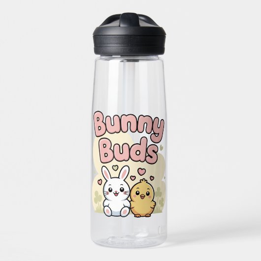 Bouteille D'eau Cute Bunny Buds Easter Water Bottle (Avant)