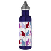 Bouteille D'eau Cute Chats et Coeurs Motif (Droite)