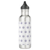 Bouteille D'eau Cute Chic Motif Lavande Polka Point (Droite)