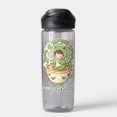Bouteille D'eau Cute Froggy Coffee Tale Design (Arrière)