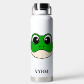 Bouteille D'eau Cute grenouille souriante (Plage)