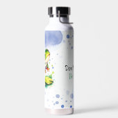 Bouteille D'eau Cute Grenouille Whimsical | Funny Toad Pun (Gauche)