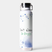 Bouteille D'eau Cute Grenouille Whimsical | Funny Toad Pun (Arrière)