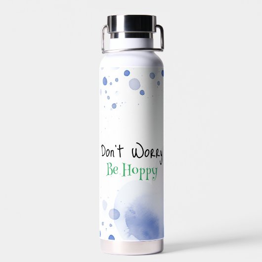 Bouteille D'eau Cute Grenouille Whimsical | Funny Toad Pun (Arrière)