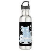 Bouteille D'eau Cute Halloween Kitten Cat Gothic Aesthetic Essenti (Devant)