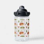 Bouteille D'eau Cute Hedgehog Nature Floral Rainbow Motif (Salle de sport)