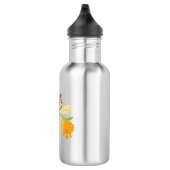 Bouteille D'eau Cute Honey Bee with Dripping Honey Typography Desi (Droite)