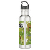 Bouteille D'eau Cute Jungle Animaux Safari Garçon | Fille (Dos)