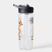 Bouteille D'eau Cute Kangaroo texte personnalisé (Droite)