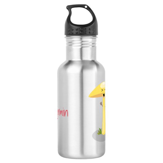 Bouteille D'eau Cute kawaii champignon champignon toadstool (Dos)