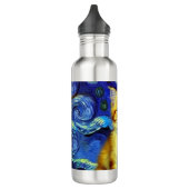 Bouteille D'eau Cute Kitten Starry Night Van Gogh (Gauche)