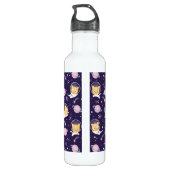 Bouteille D'eau Cute Kitty Chat Astronauts Motif (Dos)