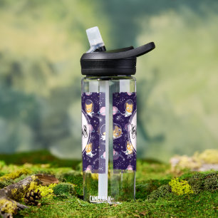 Bouteille D'eau Cute Kitty Chat Astronauts Motif
