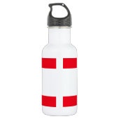 Bouteille D'eau Cute Koala infirmière de l'ours avec stéthoscope r (Dos)