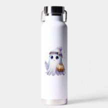 Cute Lavendar Purple Ghost Halloween Éffrayant Bou