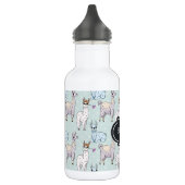 Bouteille D'eau Cute Llama Motif Pois (Gauche)