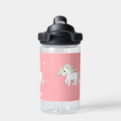 Bouteille D'eau Cute Magique Unicorne & Star sur Rose clair (Salle de sport)