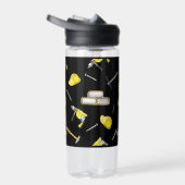 Bouteille D'eau Cute Noir Jaune Construction Camion Motif (Droite)
