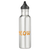 Bouteille D'eau Cute Orange Peeking Cat Design Water Bottle (Droite)
