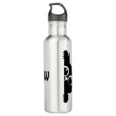 Bouteille D'eau Cute Peeking Cat Design Water Bottle (Dos)